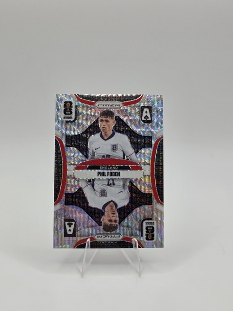 2026 Panini Prizm FIFA World Cup PHIL FODEN ACES Silver Wave Prizm England