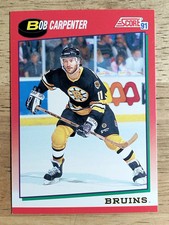 1991-92 Score Canadian English #162 Bob Carpenter