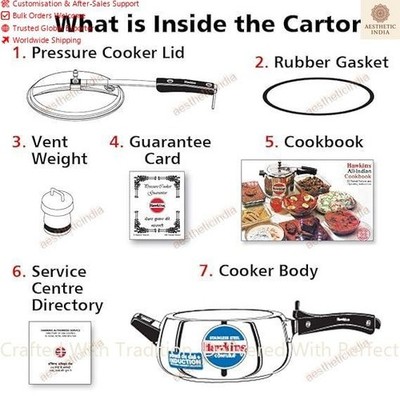 Hawkins 3.5 Litre Contura Stainless Steel Pressure Cooker, Induction Cooker(SSC3
