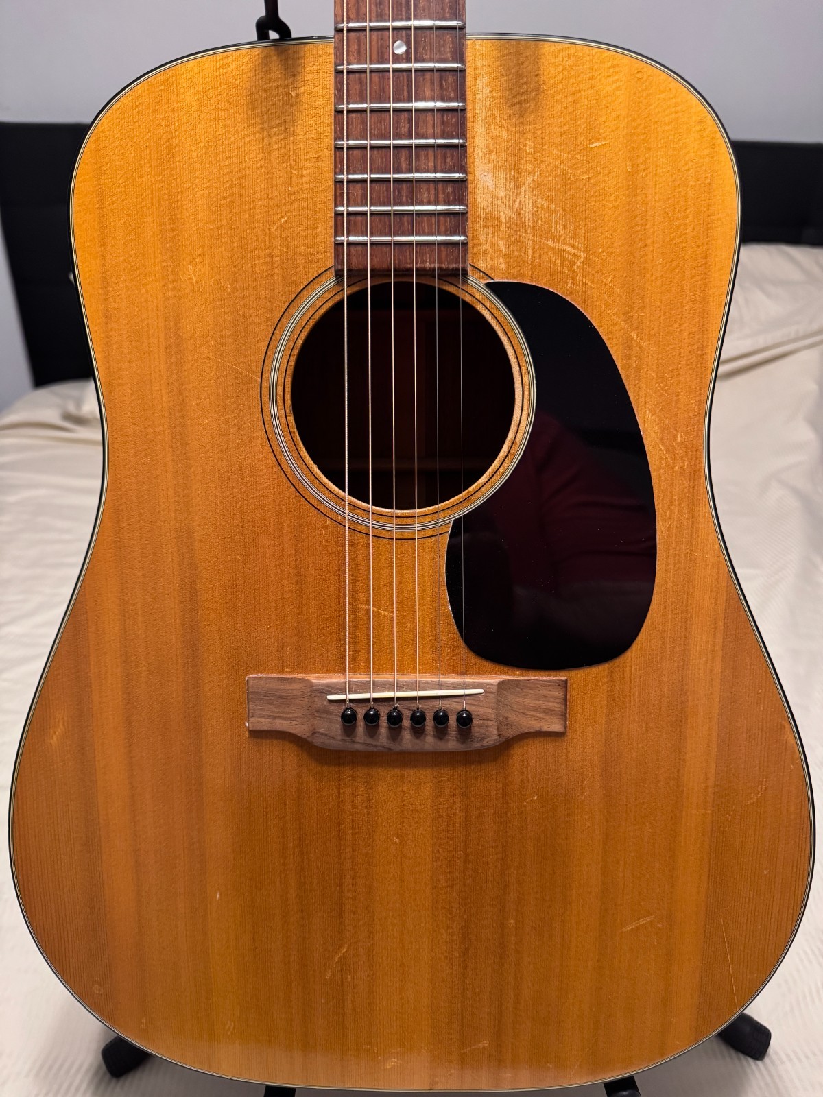 1970 Martin D-18 Vintage Dreadnought Acoustic Guitar w /  Case