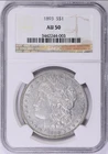 1893 Morgan Silver Dollar NGC AU-50