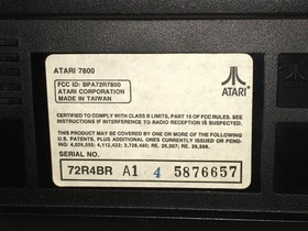 Atari 7800 ProSystem LOT Console Controllers Games Bundle With Seven Games