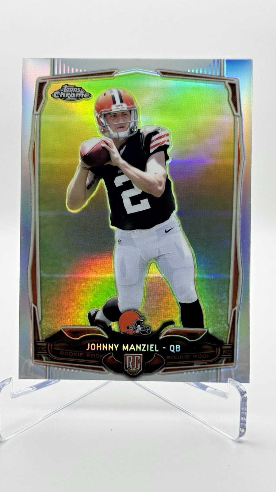 Johnny Manziel Topps Chrome #169 Refractor
