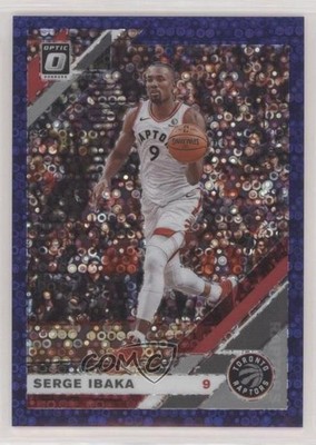 2019-20 Panini Donruss Optic Fast Break Purple Prizm 24/95 Serge Ibaka #29 13c1