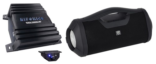 Hifonics HAC-1500.1D 1500 Watt 1-Ohm Mono Amplifier+Portable Bluetooth Speaker - Picture 1 of 9