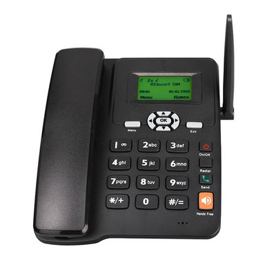 Cordless Phone Desktop Telephone Support GSM 850/900/1800/1900MHZ Dual SIM Card