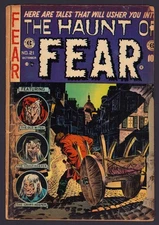 EC Comics The Haunt of Fear #21 October 1953 - Ghastly Cover Art