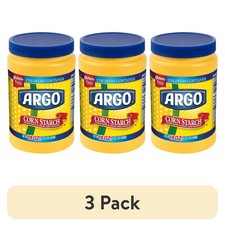  3 pack Argo Gluten-Free Corn Starch Thickening Powder,16 oz