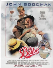 JOHN GOODMAN THE BABE ORIGINAL PRINT AD