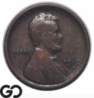 1910-S Lincoln Cent Wheat Penny