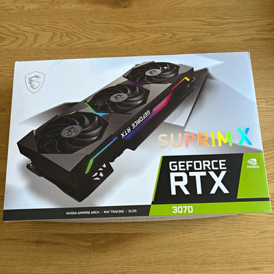 MSI GeForce RTX 3070 SUPRIM X 8GB GDDR6 PCIe HDMI/DP 8-Pin+8-Pin