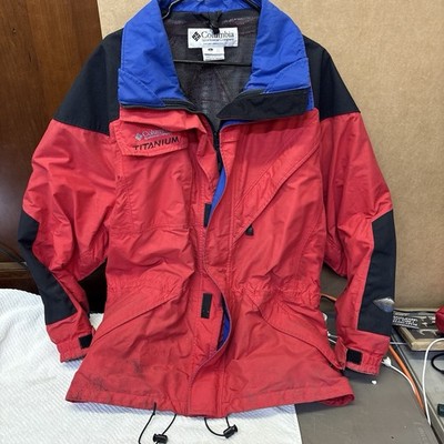 Vintage 90 s Columbia Titanium Omni Tech Wains Breaker Jacket Size L Men's