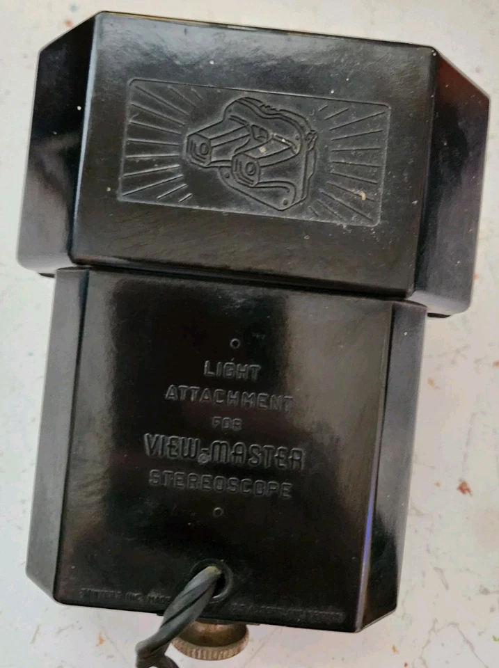 💥 Vtg Sawyer's Light Attachment for View-master Viewer Model C Bakelite Used - Image 2 of 4