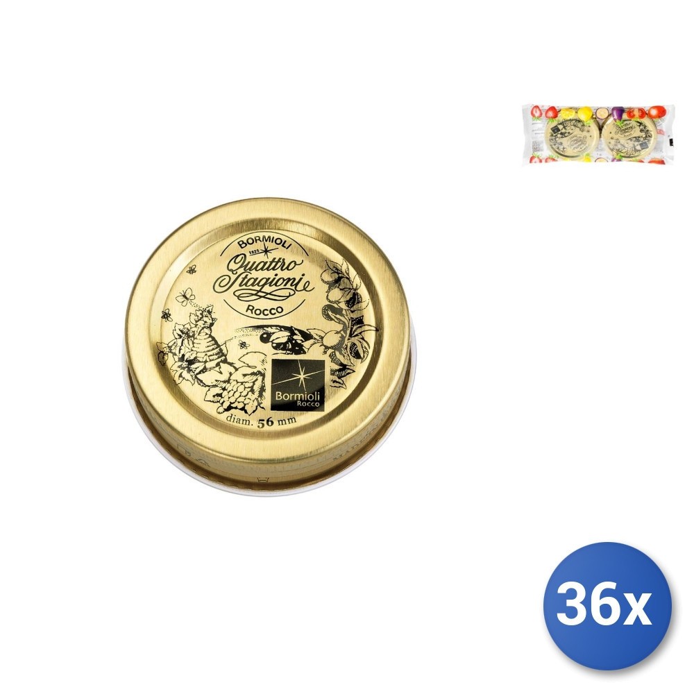 36X Bormioli Rocco Set Of 3 Bottle Caps Diameter 56 Mm