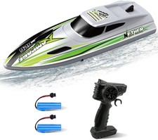 20KM/H Fast RC Boat for Adults Remote Control 20 Mins 2.4GHz Pool Lake Toy