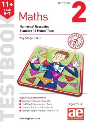 11+ Maths Year 5-7 Testbook 2: Num... by Curran, Stephen C. Paperback / softback