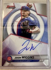 Jaxon Wiggins Best Of 2025 Auto 2025 Bowman's Best #B25-JWI Cubs