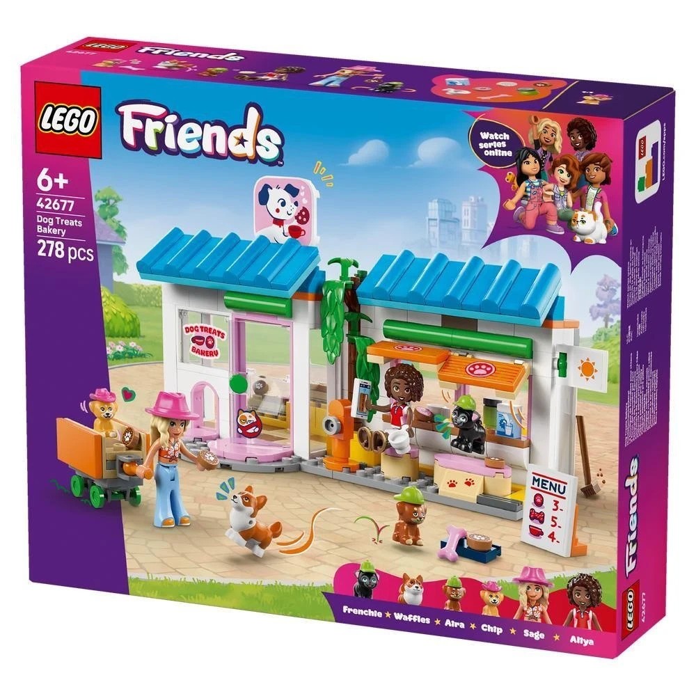Lego Girls Green Friends Dog Treats Bakery Shop Toy - Image 2