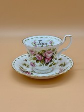 Royal Albert June Roses – Tazza e Piatto Bone China 1970 England