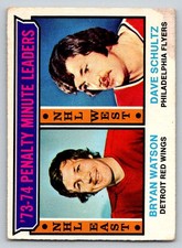 1974-75 O-Pee-Chee #5 Bryan Watson/Dave Schultz Low Grade (ref 216161)