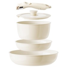 Ceramic Pots and Pans Set Non Stick, Nonstick Kitchen Cookware Sets, Non Pots...
