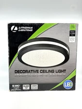 Lithonia Lighting Decorative Ceiling Light 17w LED outdoor  light 11 7/8" NEW