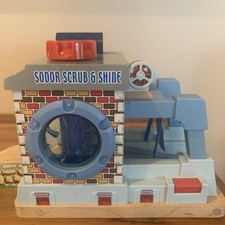 Thomas the Tank Engine Friends Wooden Sodor Scrub Shine