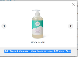 cloud island baby wash