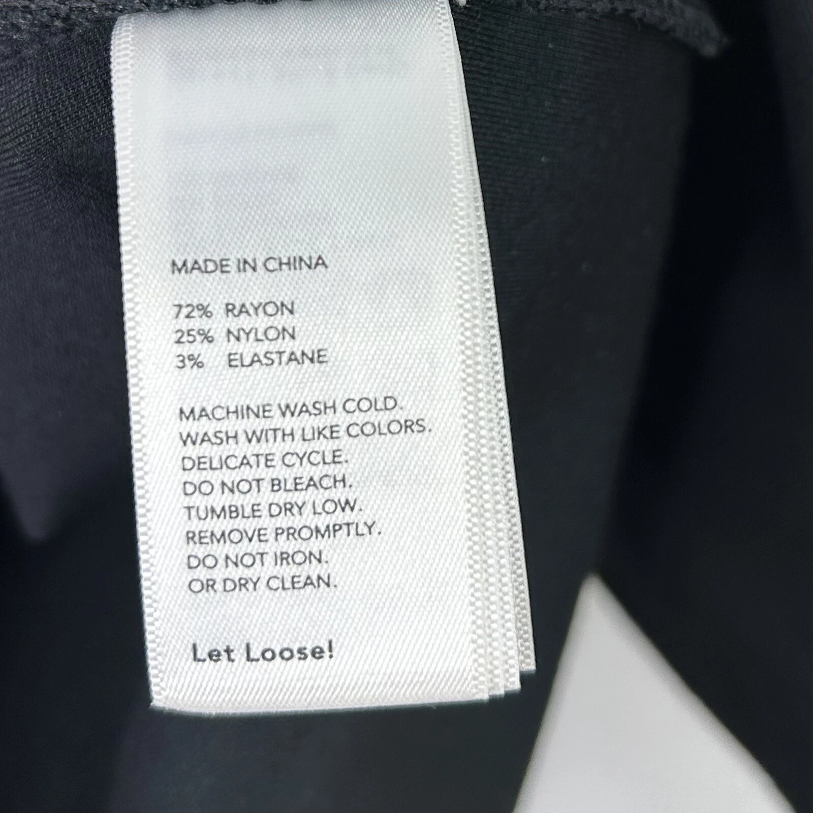 Abito bodycon nero Kate Spade sabato da donna taglia media manica lunga LBD