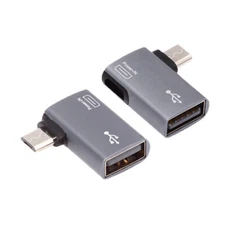 2-In-1 Powered Micro USB HOST OTG Adapter Power for Fire Stick/Host Devices