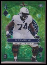 Olu Fashanu 2023 Wild CARD Stacked Deck ACE of Spades 3/3 SN,AU Nittany Lions