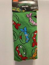 Teenage Mutant Ninja Turtles Nickelodeon Men's Novelty Socks Shoe Size 6-12 NEW