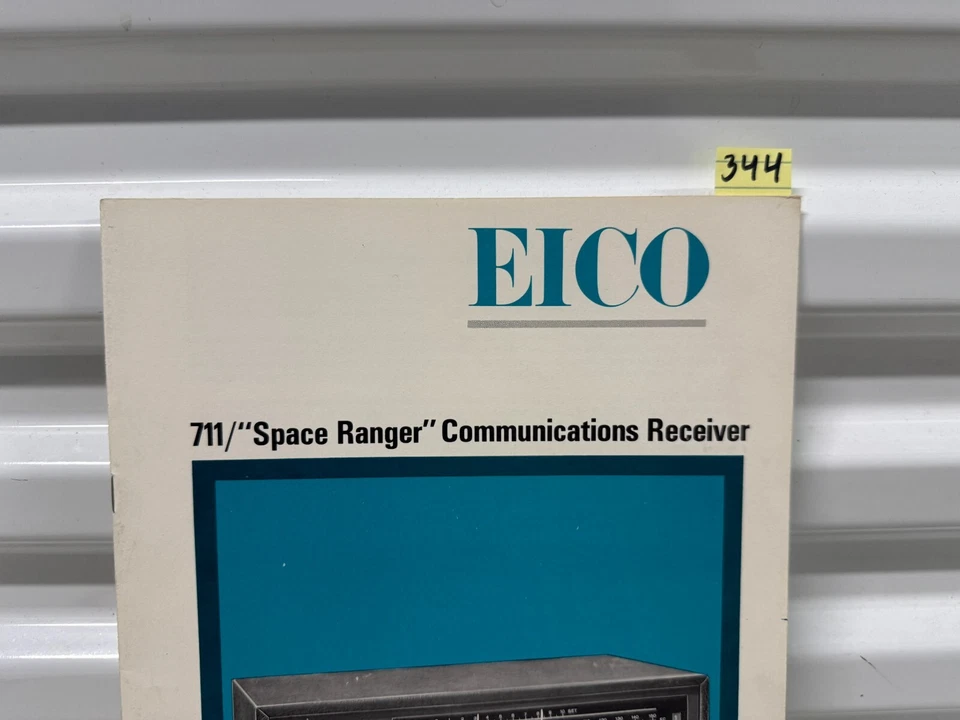 EICO 711/ Space Ranger Communications Receiver OPERATING MANUAL - Image 3 of 4
