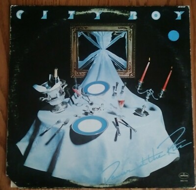 CITY BOY - DINNER AT THE RITZ - 1977 MERCURY RECORDS VINYL ALBUM - (G/VG)