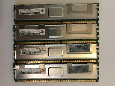 4 x Qimonda HYS72T64400HFA-3S-B 1Rx8 PC2-5300F-555-11-A0 512MB Server Speicher RAM