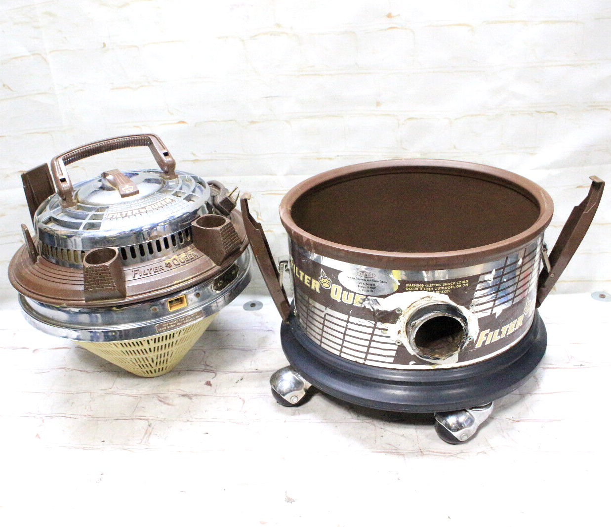 Vintage Filter Queen 31x Vacuum Canister Base Only Tested