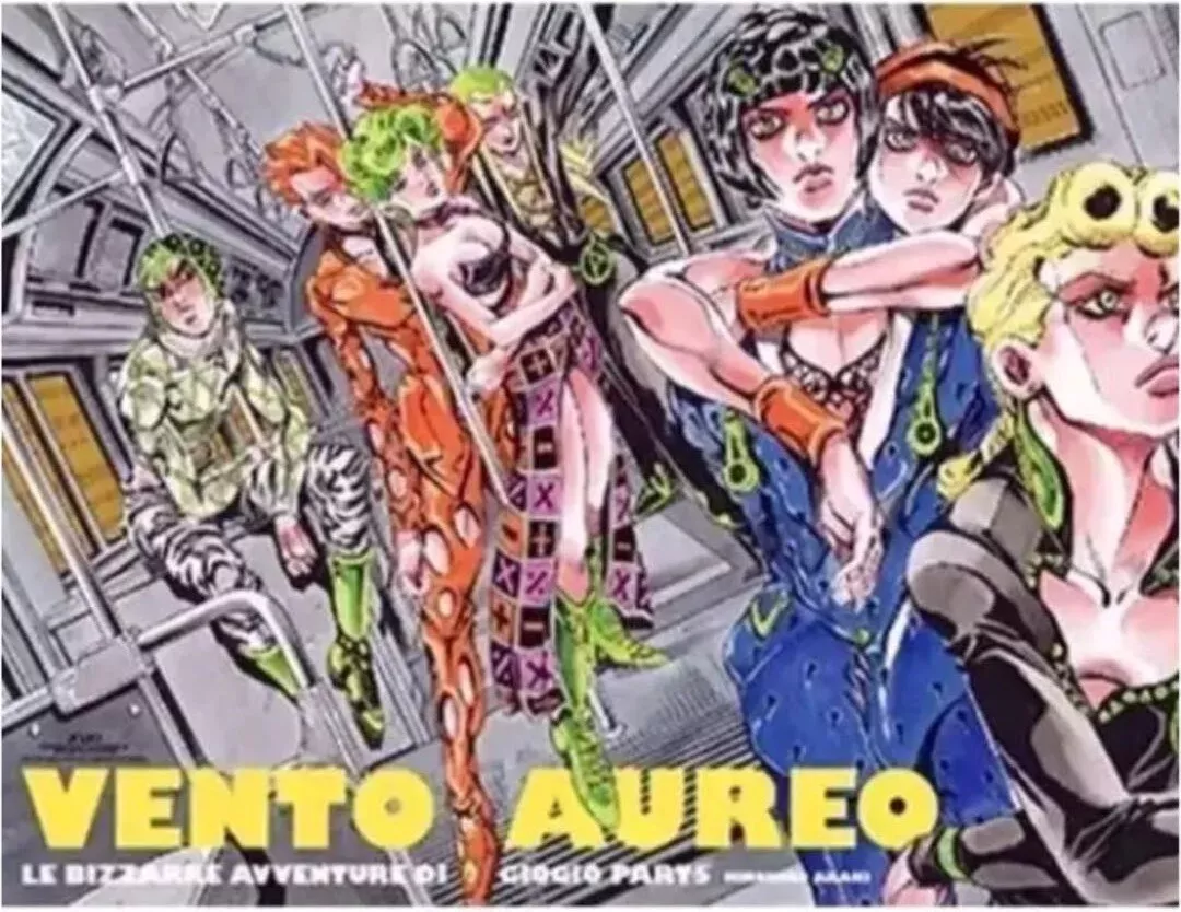 Part 5 stand posters, JoJo's Bizarre Adventure