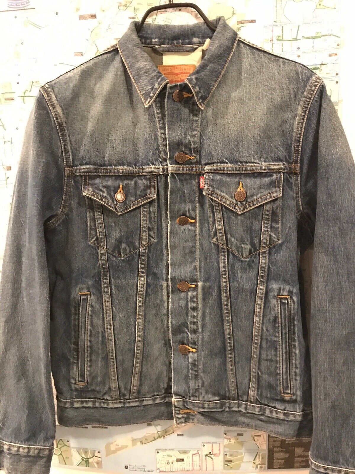 Jacket Supreme x Levi's Pink size S International in Denim - Jeans