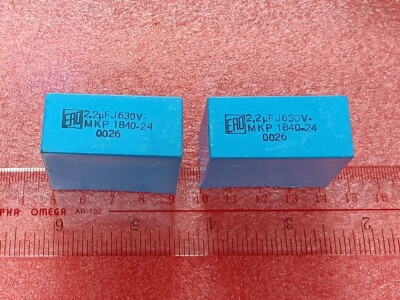 2 pcs ERO MKP 1840 2.2uF 630V 5% metallized polypropylene film capacitor