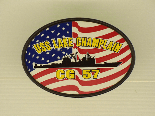 USS LAKE CHAMPLAIN CG 57 Hitch Cover Military USN U S Navy - Picture 4 of 4