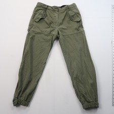 Nili Lotan Arliss Pants Size 6 Green Tapered Leg Trousers Crop Joggers
