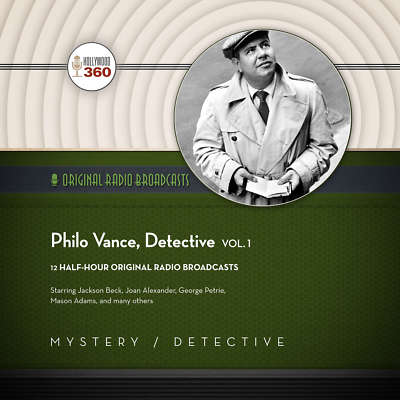 Philo Vance, Detective, Vol. 1  by  Hollywood 360 2016 Unabridged CD 97815047049