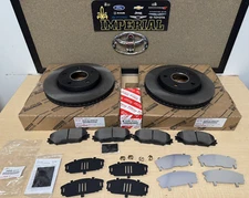 2012-2017 PRIUS V FRONT GENUINE TOYOTA BRAKE KIT OEM ROTORS, TCMC PADS & SHIMS