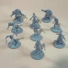 9pcs Zombicide Black Plague Abominations Runners Zombies Models Board Game Toys