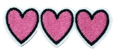 Patch Sew On for Clothing Backpacks Hats Jackets Pants HEART SIGN Symbol A216