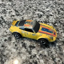 Hot Wheels Redline Porsche P-911 Carrera 1974 Yellow Made In Hong Kong
