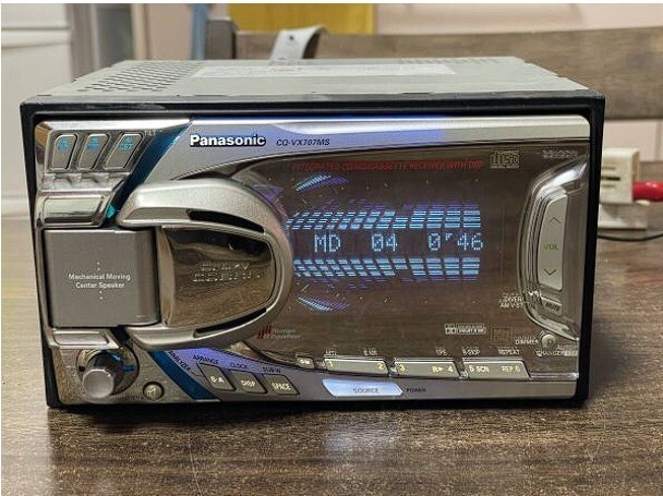 【Panasonic】2DIN CD/MDデッキ (ジャンク品) Panasonic】2DIN CD/MDデッキ (ジャンク品)