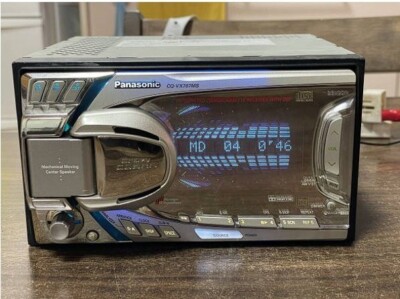 Panasonic CQ-VX707MSD 2DIN CD MD Deck Player Operation