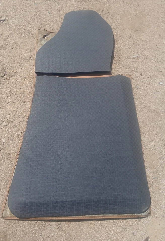 Alfombra de conductor Mercedes R107 450 380 560 SL alfombrilla alfombrilla palomino bronceado Foto 2 de 4