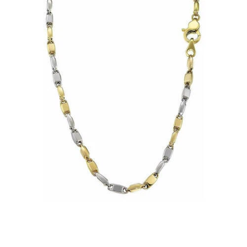 Collane e pendagli di metalli preziosi senza pietre uomo in oro bianco